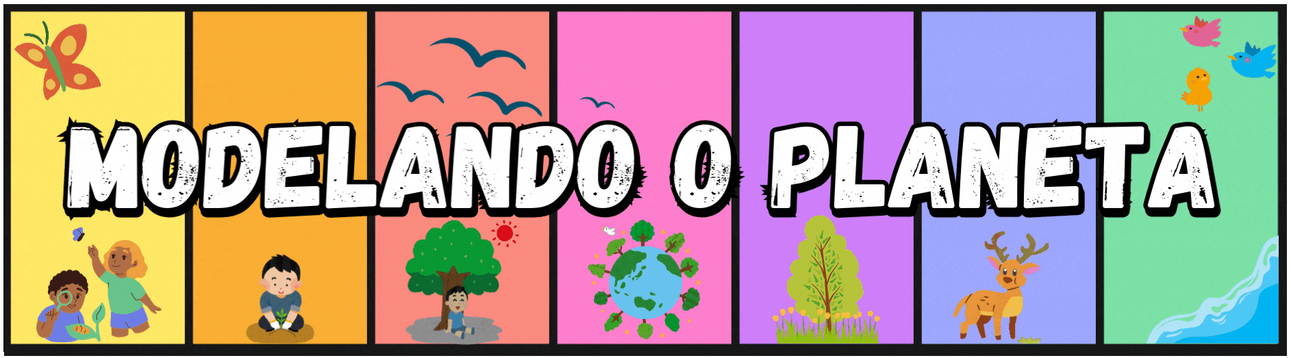 Imagem animada de boas-vindas